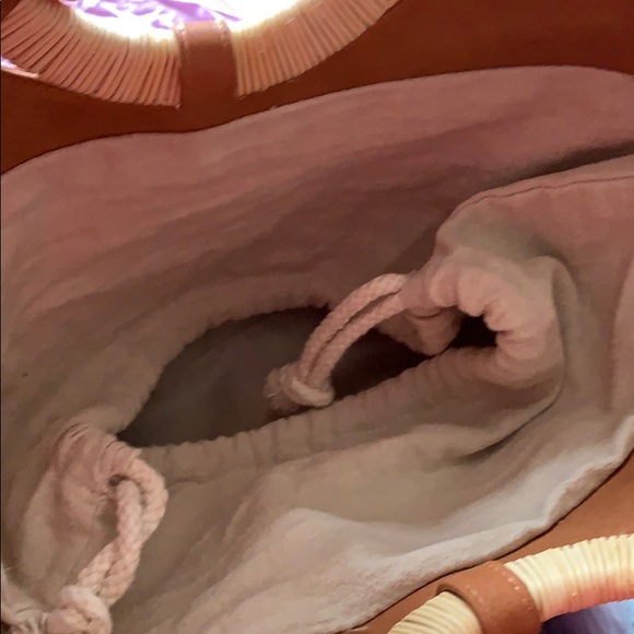 NWT Summer Purse Wicker purse w drawstring lining - Picture 3 of 6